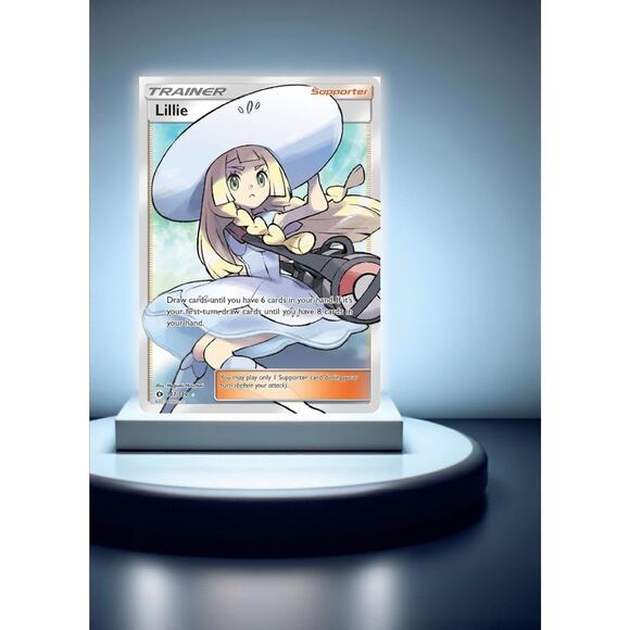 Pokémon TCG Lillie Trainer Supporter Card 147/149 Sun & Moon SM Ultra Rare - Picture 1 of 1